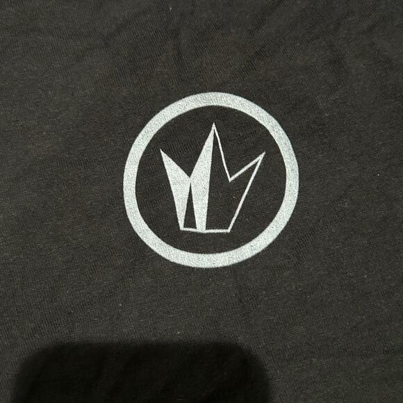 M & O Bat Black Graphic SS Tee Size L - Picture 3 of 7
